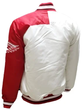 Detroit Red Wings Vintage Bomber Jacket Back