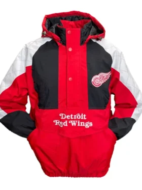 Detroit Red Wings Vintage Hooded Jacket