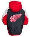 Detroit Red Wings Vintage Hooded Jacket Back