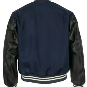 Detroit Tigers 1955 Authentic Wool Leather Varsity Winter Jacket Back