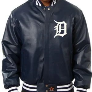Detroit Tigers Full Leather Jacket