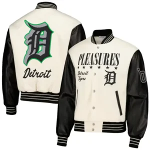 Detroit Tigers Logo Black And White Jacket