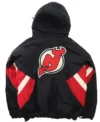 Devils Black Vintage Pull Over Jacket Back