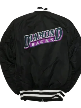 Diamondbacks Black Ma 1 Bomber Jacket 1