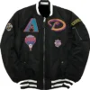 Diamondbacks Black Ma 1 Bomber Jacket