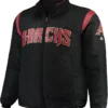 Diamondbacks Black Satin Bomber Jacket