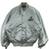 Diamondbacks Grey Vintage Bomber Jacket