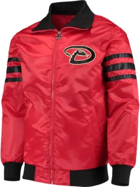 Diamondbacks Red Bomber Zipper Jacket