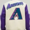 Diamondbacks Wool Varsity Full Snap Letterman Jacket 1