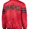 Diamondbacks Zipper Red Bomber Jacket