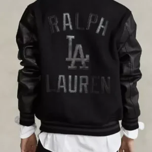 Dodgers Varsity Wool Black Jacket