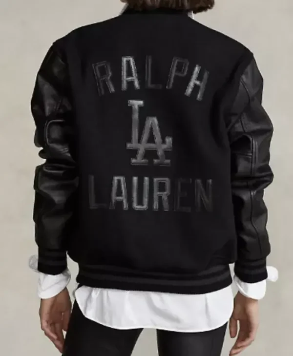 Dodgers Varsity Wool Black Jacket