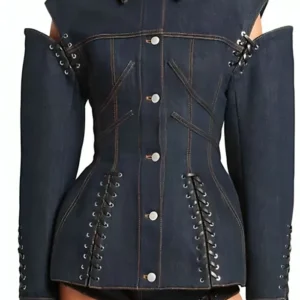 Dolores Catania The Traitors S03 Denim Jacket For Sale