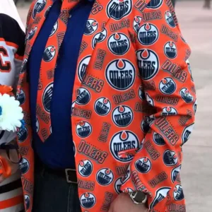 Edmonton Oilers Printed Blazer