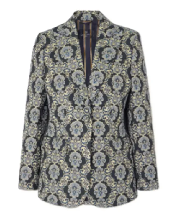 Elsbeth Tascioni Elsbeth S02 Blue Printed Blazer