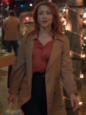 Emily Tennant The Wish Swap Brown Cotton Coat