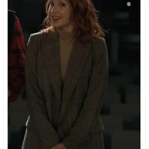Emily Tennant The Wish Swap Plaid Blazer For Sale