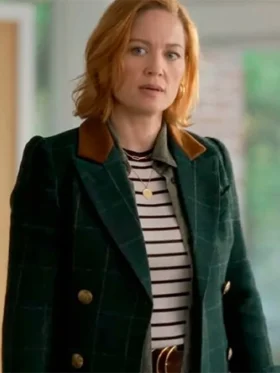 Erika Christensen Will Trent S03 Checkered Blazer