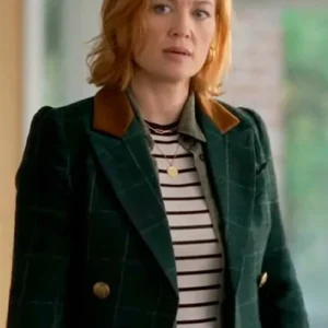 Erika Christensen Will Trent S03 Checkered Blazer