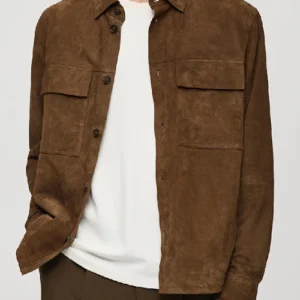 Eva Jane Willis FBI International S04 Suede Jacket For Sale