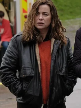 Eve Myles The Crow Girl Black Jacket