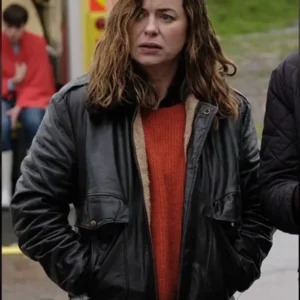 Eve Myles The Crow Girl Black Jacket