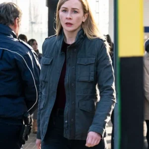 FBI International S04 Eva Jane Willis Cotton Jacket Front