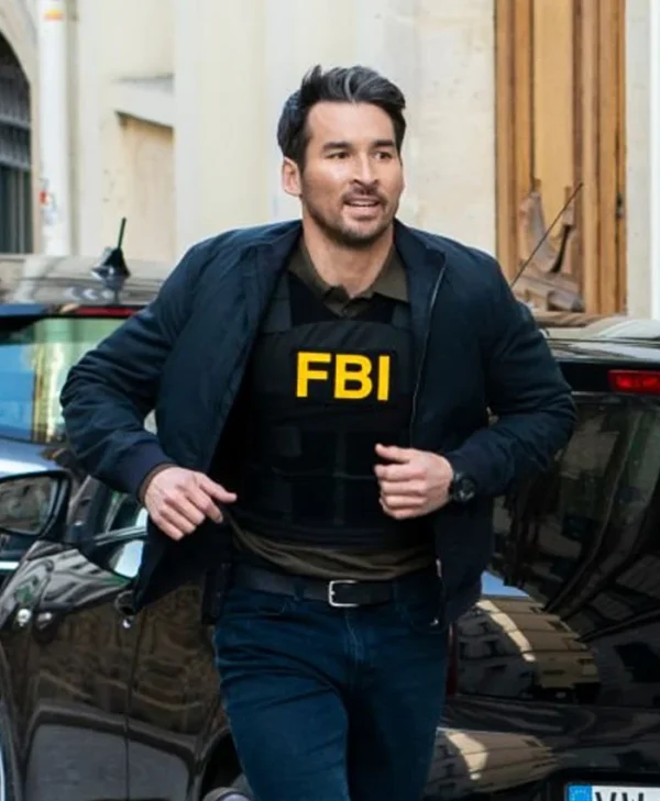 FBI International S04 Jay Hayden Blue Jacket Front