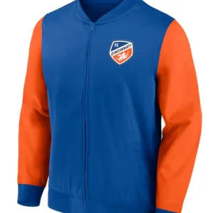 FC Cincinnati Blue And Orange Bomber Jacket