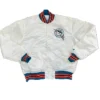Florida Marlins White Bomber Jacket