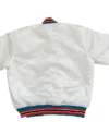 Florida Marlins White Bomber Jacket Back
