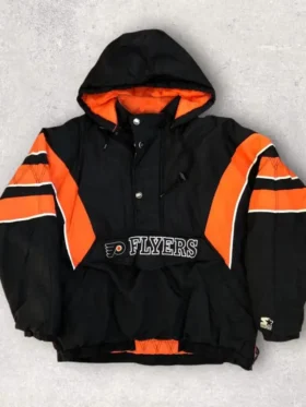 Flyers Vintage Black Anorak Jacket