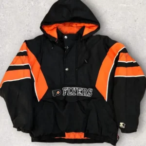 Flyers Vintage Black Anorak Jacket