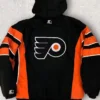 Flyers Vintage Black Anorak Jacket Back