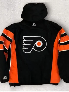 Flyers Vintage Black Anorak Jacket Back