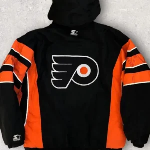 Flyers Vintage Black Anorak Jacket Back