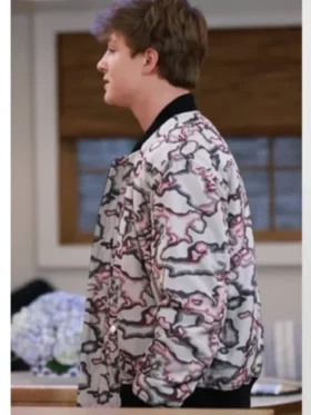 General Hospital Danny Morgan Printed Bomber Jacket