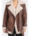 General Hospital Josslyn Jacks Shearling Biker Jacket For Sale