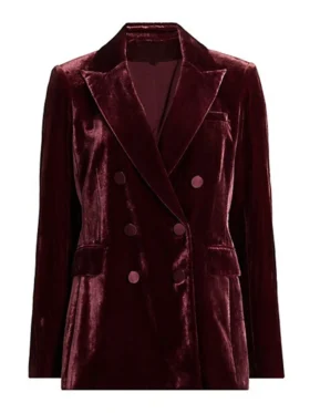 Going Dutch S01 Catherine Tate Velvet Blazer Front