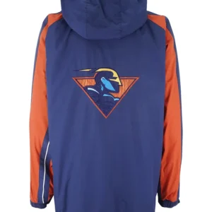 Golden State Warriors Vintage Full Zipper Starter Hooded Jacket Back