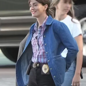 Good Cop Bad Cop S01 Leighton Meester Denim Jacket Side