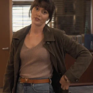 Good CopBad Cop S01 Leighton Meester Brown Coat