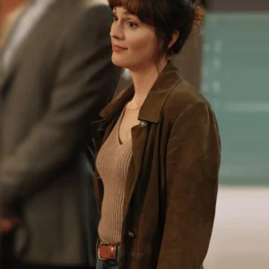 Good CopBad Cop S01 Leighton Meester Brown Coat Side