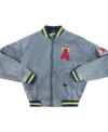 Grey Bomber Vintage Angels Jacket
