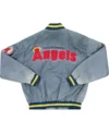 Grey Bomber Vintage Angels Jacket Back