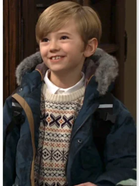Harrison Locke Abbott The Young and the Restless Blue Jacket