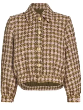 Helen Decatur Sweet Magnolias S04 Checked Tweed Jacket For Sale