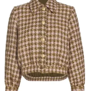 Helen Decatur Sweet Magnolias S04 Checked Tweed Jacket For Sale