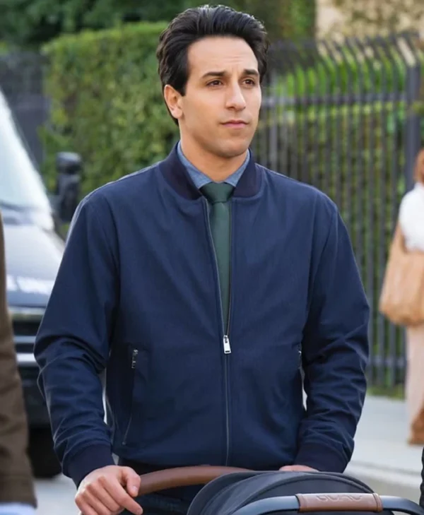 High Potential S01 Deniz Akdeniz Blue Bomber Jacket