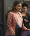 High Potential S01 Nasim Pedrad Pink Blazer Side